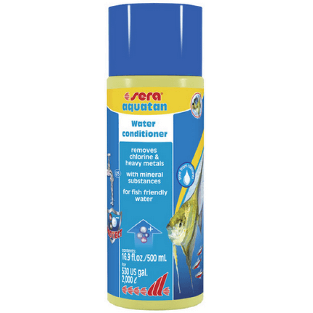 Sera aquatan βελτιωτικό νερού ενάντια στο χλώριο 500ml Sera aquatan βελτιωτικό νερού ενάντια στο χλώριο 500ml