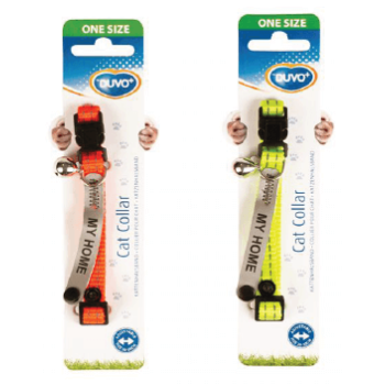 Duvo Περιλαίμιο γάτας ραιγιόν ρυθμιζόμενο Reflective Adress 20-30x1cm Duvo Περιλαίμιο γάτας ραιγιόν ρυθμιζόμενο Reflective Adress 20-30x1cm