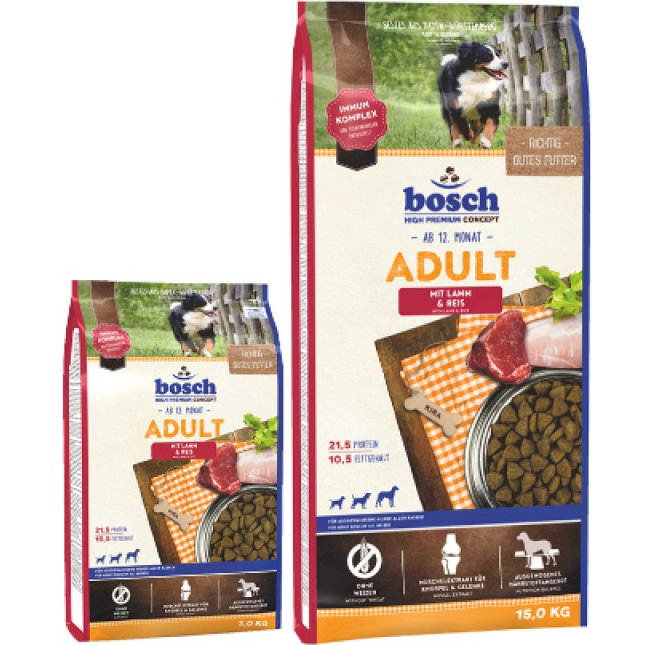Bosch Adult - αρνί με ρύζι Bosch Adult - αρνί με ρύζι