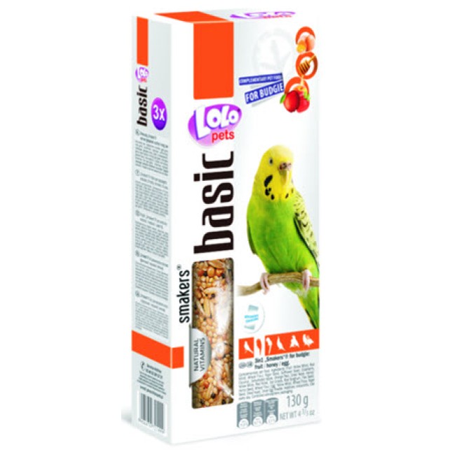 Lolo pets smakers παπαγαλάκι mixed 3+1 αυγό,μέλι & φρούτα πλούσια τροφή σε βιταμίνες Lolo pets smakers παπαγαλάκι mixed 3+1 αυγό,μέλι & φρούτα πλούσια τροφή σε βιταμίνες