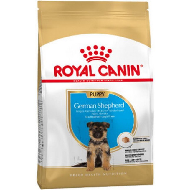 Royal Canin Πλήρης τροφή για κουτάβια φυλής German Shepherd - Μέχρι 15 μηνών