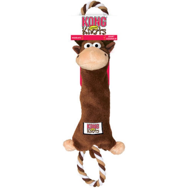 Kong παιχνίδι tugger knots τάρανδος md-lg