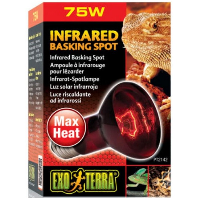 Exo Terra Λάμπα υπέρυθρων κυμάτων θερμότητας 75W-V Exo Terra Λάμπα υπέρυθρων κυμάτων θερμότητας 75W-V