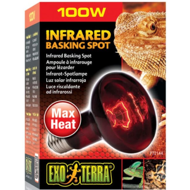 Exo Terra Λάμπα υπέρυθρων κυμάτων θερμότητας 100W-V Exo Terra Λάμπα υπέρυθρων κυμάτων θερμότητας 100W-V