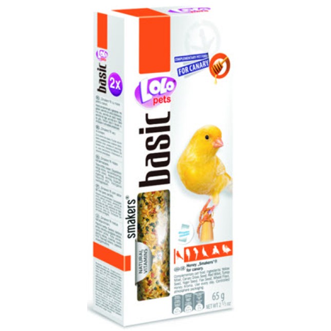 Lolo pets smakers κανάρι με μέλι συμπλήρωμα διατροφής για καναρίνια Lolo pets smakers κανάρι με μέλι συμπλήρωμα διατροφής για καναρίνια