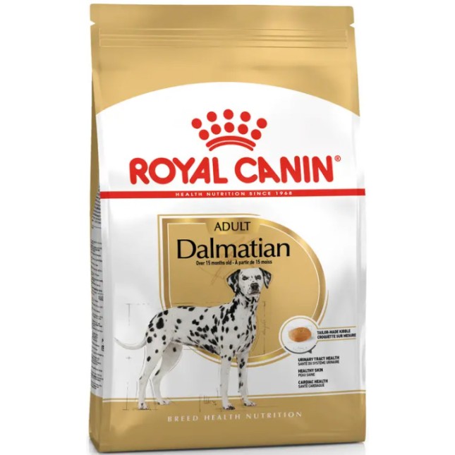 Royal Canin Πλήρης τροφή για ενήλικους σκύλους φυλής Δαλματίας - Πάνω των 15 μηνών 12kg Royal Canin Πλήρης τροφή για ενήλικους σκύλους φυλής Δαλματίας - Πάνω των 15 μηνών 12kg
