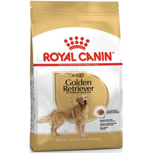 Royal Canin Πλήρης τροφή για ενήλικες κι ώριμους σκύλους φυλής Golden Retriever-Άνω των 15 μηνών 12k Royal Canin Πλήρης τροφή για ενήλικες κι ώριμους σκύλους φυλής Golden Retriever-Άνω των 15 μηνών 12k