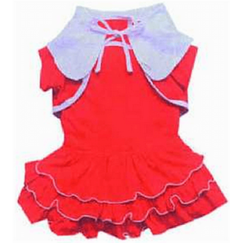 Doggy Dolly φόρεμα mix με ζακετάκι ST017 Doggy Dolly φόρεμα mix με ζακετάκι ST017