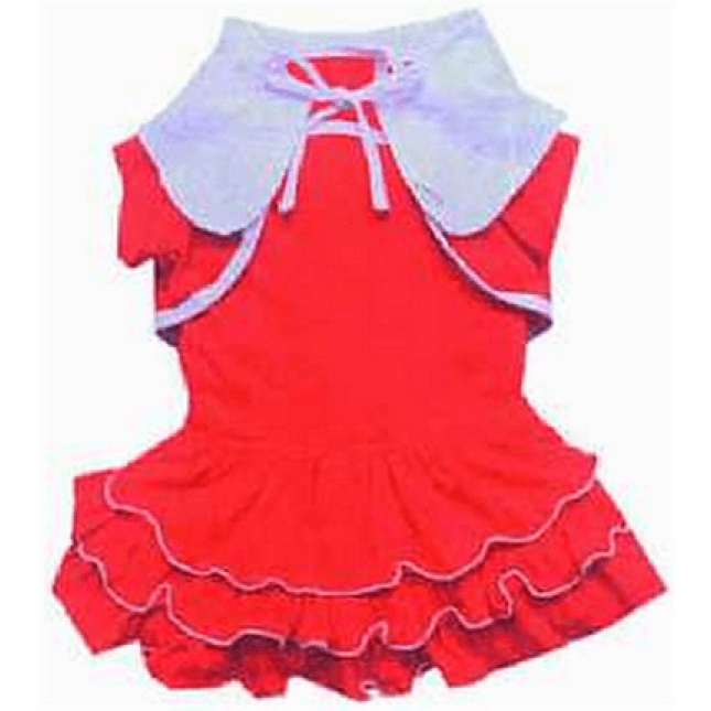 Doggy Dolly φόρεμα mix με ζακετάκι ST017 medium Doggy Dolly φόρεμα mix με ζακετάκι ST017 medium