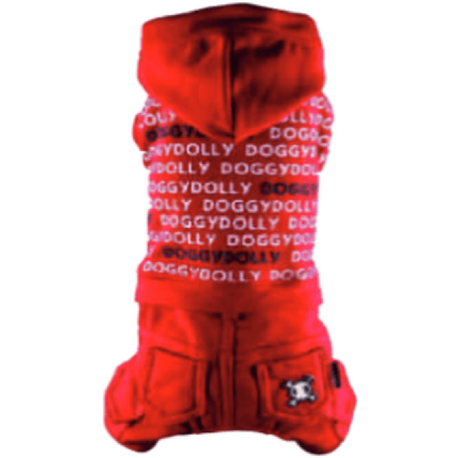Doggy Dolly φόρμα κόκκινη DRF013 x-small Doggy Dolly φόρμα κόκκινη DRF013 x-small