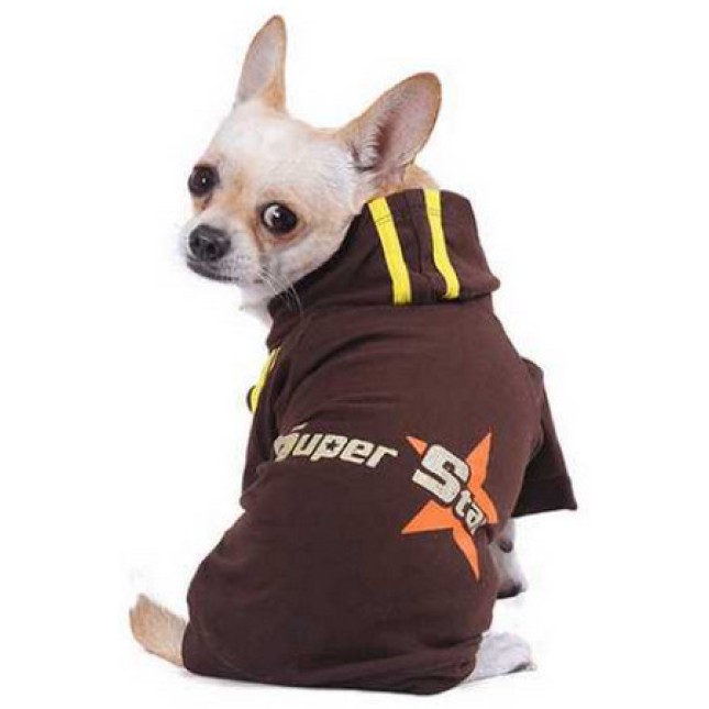 Doggy Dolly μπλούζα χακί με κουκούλα x-small Doggy Dolly μπλούζα χακί με κουκούλα x-small