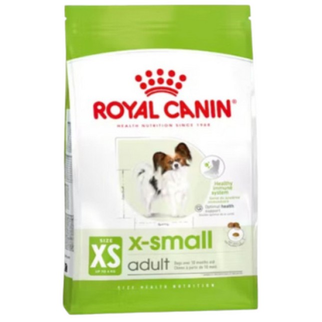 Royal Canin πλήρης τροφή Size Health Nutrition xsmall adult 8+ 1,5kg για πολύ μικρόσωμες φυλές σκύλω