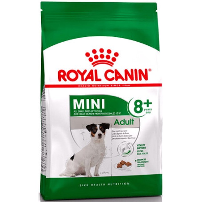Royal Canin Size Health Nutrition mini adult 8+ πλήρης τροφή για σκύλους μικρόσωμων φυλών