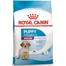 Royal Canin πλήρης τροφή Size Health Nutrition medium puppy για κουτάβια μεσαίου μεγέθους φυλών