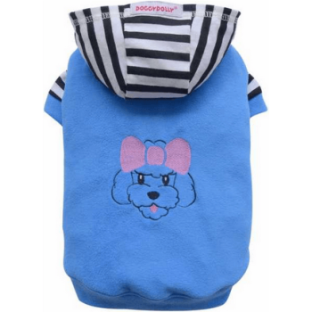 Doggy Dolly μπλούζα γαλάζια hoodie W290 medium Doggy Dolly μπλούζα γαλάζια hoodie W290 medium