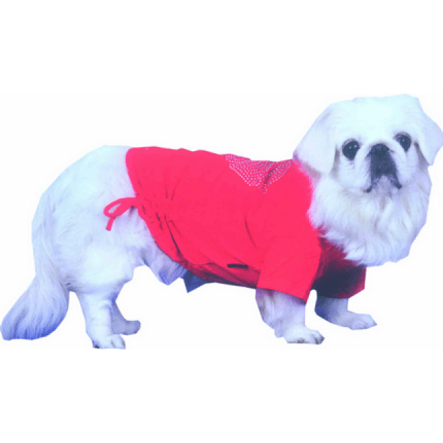 Doggy Dolly μπλούζα κόκκινη με καρδιά T214