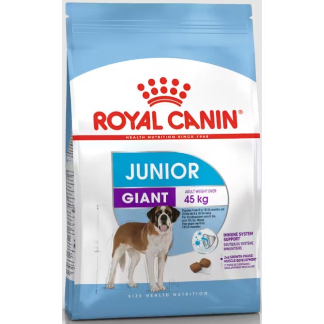 Royal Canin πλήρης τροφή για κουτάβια γιγαντόσωμων φυλών από 8 έως 18/24 μηνών 15kg Royal Canin πλήρης τροφή για κουτάβια γιγαντόσωμων φυλών από 8 έως 18/24 μηνών 15kg