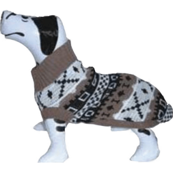Doggy Dolly πουλόβερ πλεκτό καφέ AH7461 medium Doggy Dolly πουλόβερ πλεκτό καφέ AH7461 medium