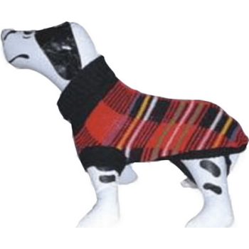 Doggy Dolly παλτουδάκι πλεκτό AH7473 κόκκινο ριγέ Νο2 Doggy Dolly παλτουδάκι πλεκτό AH7473 κόκκινο ριγέ Νο2