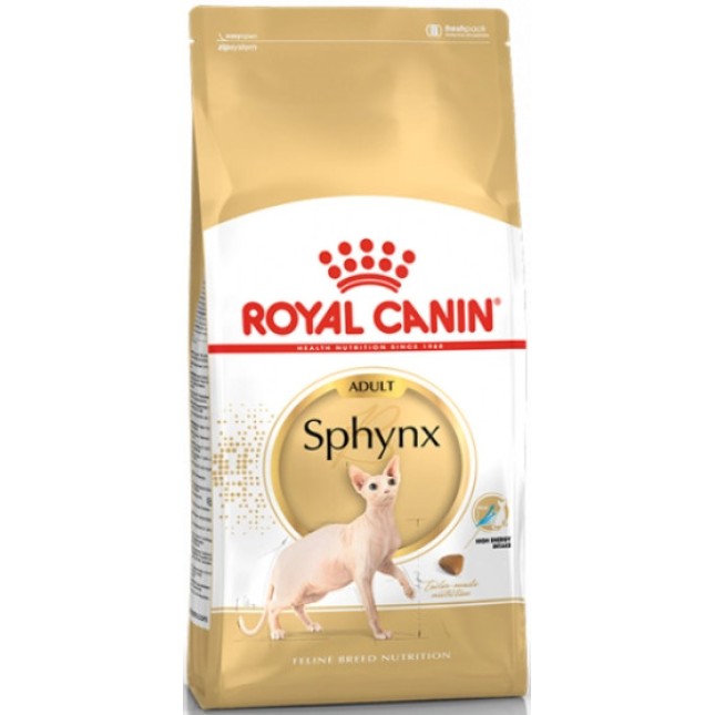 Royal Canin Πλήρης και ισορροπημένη τροφή για ενήλικες γάτες φυλής Sphynx άνω των 12 μηνών 2kg Royal Canin Πλήρης και ισορροπημένη τροφή για ενήλικες γάτες φυλής Sphynx άνω των 12 μηνών 2kg