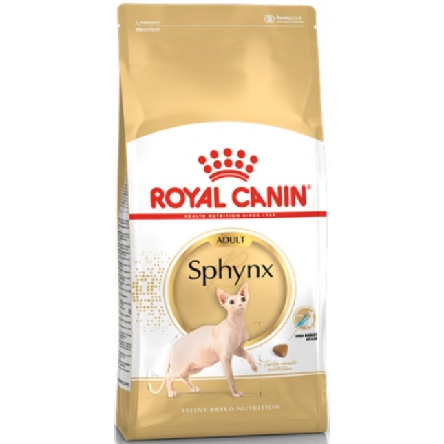 Royal Canin Feline Breed Nutrition sphynx πλήρης τροφή για ενήλικες γάτες φυλής Sphynx