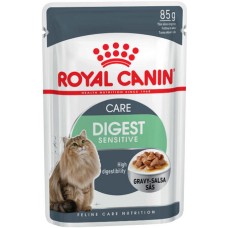 Royal Canin Feline Υγιεινή διατροφή Wet digest sensitive gravy για ενήλικες στειρωμένες γάτες