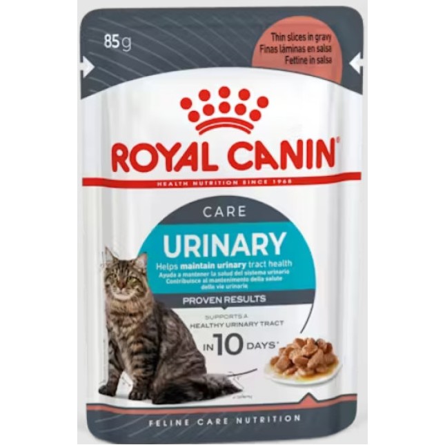 Royal Canin Feline Υγιεινή διατροφή Wet urinary gravy για ενήλικες γάτες υποστηρίζει το ουροποιητικό