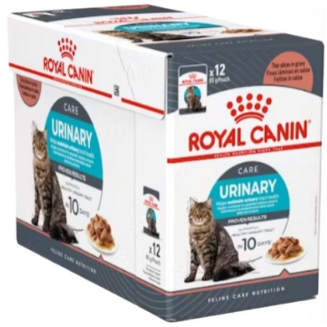 Royal Canin Feline Υγιεινή διατροφή Wet urinary gravy για ενήλικες γάτες υποστηρίζει το ουροποιητικό