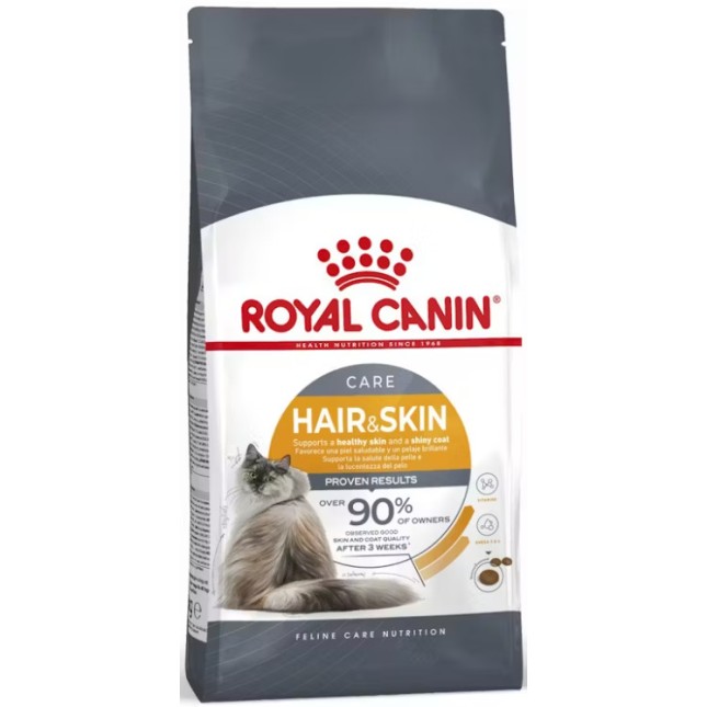 Royal Canin Feline Care Nutrition hair & skin care πλήρης τροφή για ενήλικες γάτες