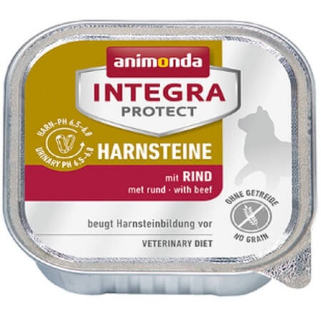 Animonda Integra Harnsteine (Struvite - Urinary) για την προστασία του ουροποιητικού 100gr