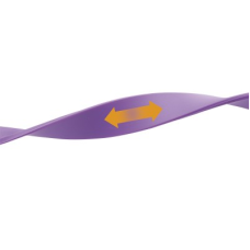 Ferplast οδηγός ergoflex g25/110 μώβ