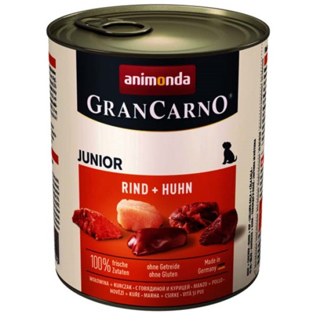 Animonda Gran Carno Junior κοτόπουλο & βοδινό