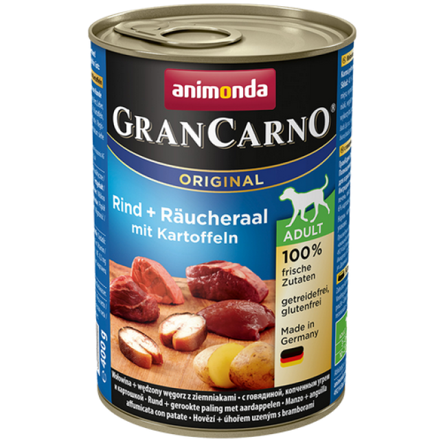 Animonda Gran Carno Adult με καπνιστό χέλι & πατάτες
