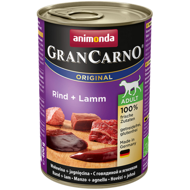 Animonda Gran Carno Senior με μοσχάρι, αρνί & βοδινό