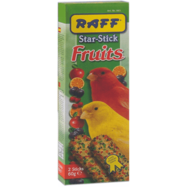 Raff στικ-star canαrini fruits-για κανάρια με φρούτα