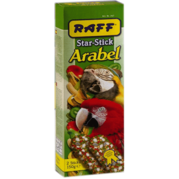 Raff Στικ-star arabel - για μακάο με τροπικά φρούτα Raff Στικ-star arabel - για μακάο με τροπικά φρούτα