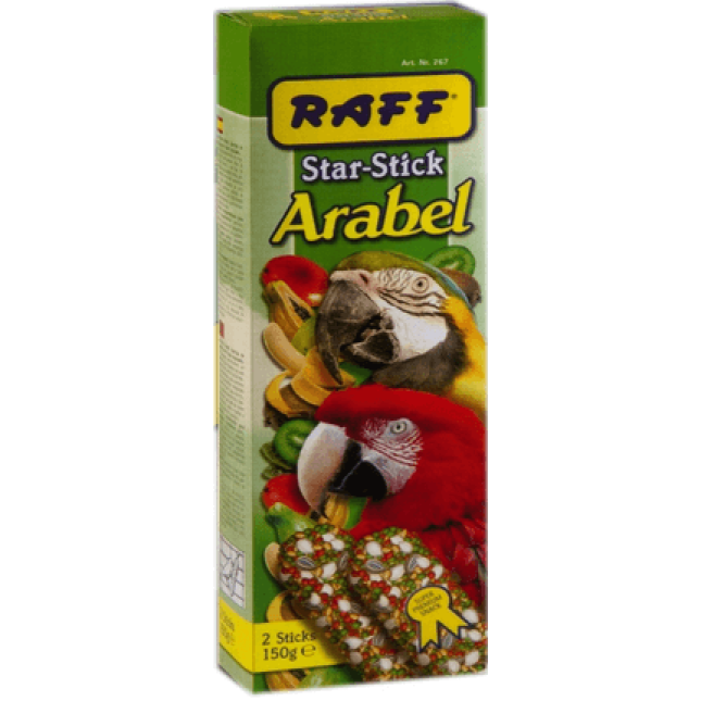 Raff Στικ-star arabel - για μακάο με τροπικά φρούτα Raff Στικ-star arabel - για μακάο με τροπικά φρούτα