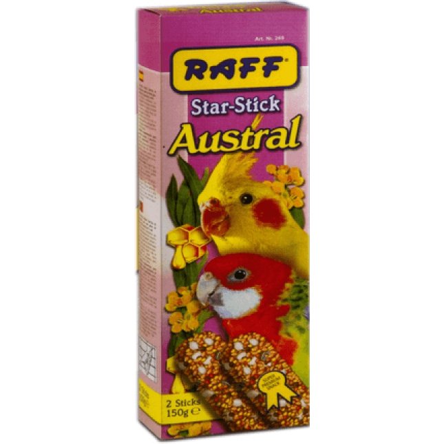 Raff Στικ-star austral κοκατίλ - για ροζέλα με μέλι-νέκταρ Raff Στικ-star austral κοκατίλ - για ροζέλα με μέλι-νέκταρ