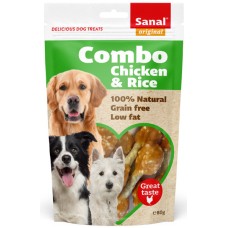 Sanal κόκκαλο με κοτόπουλο και ρύζι 80gr Sanal κόκκαλο με κοτόπουλο και ρύζι 80gr