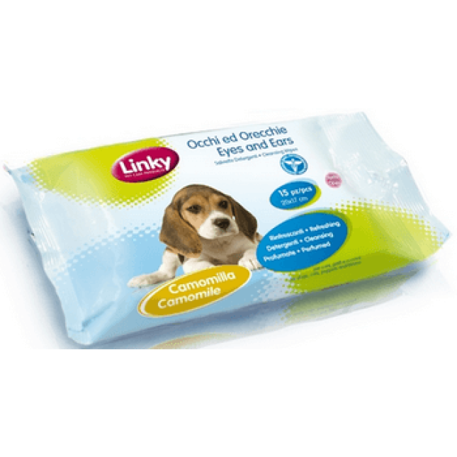 Linky μαντηλάκια καθαρισμού ματιών & αυτιών Linky μαντηλάκια καθαρισμού ματιών & αυτιών