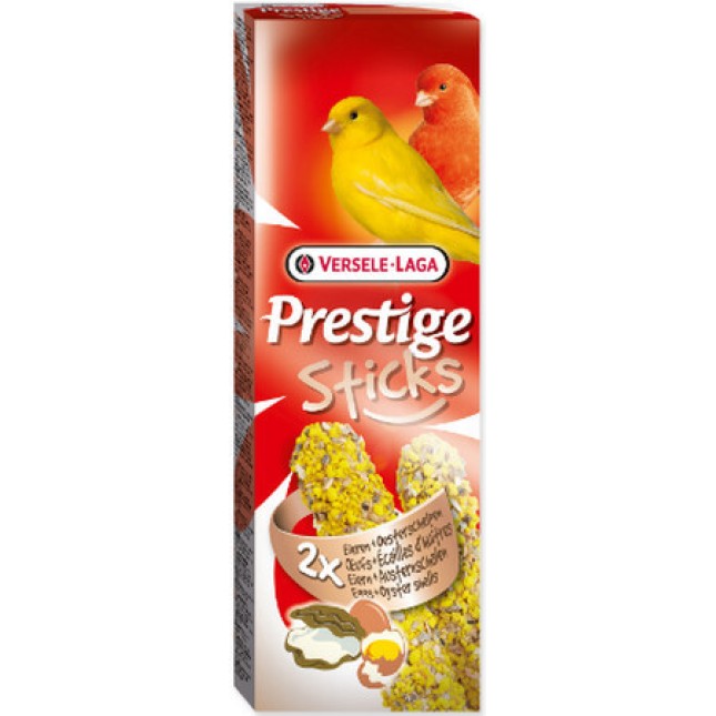 Versele-laga Prestige Στικς Καναρινιών με Αυγά και Κοχύλια 2x30gr