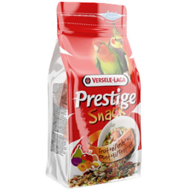 Versele-Laga Prestige Snack με φρούτα και αυγά για μεγάλα παπαγαλάκια 125γρ