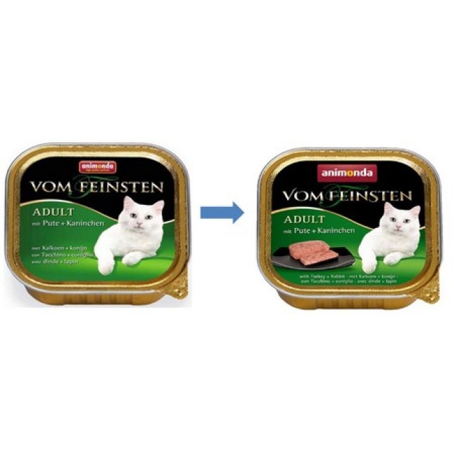 Animonda Classic γάτας κεσεδάκι με Γαλοπούλα & Κουνέλι 100gr Animonda Classic γάτας κεσεδάκι με Γαλοπούλα & Κουνέλι 100gr