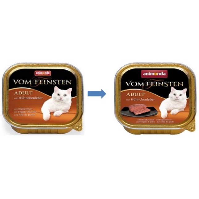 Animonda Classic γάτας κεσεδάκι με Συκώτι & Κοτόπουλο 100gr Animonda Classic γάτας κεσεδάκι με Συκώτι & Κοτόπουλο 100gr