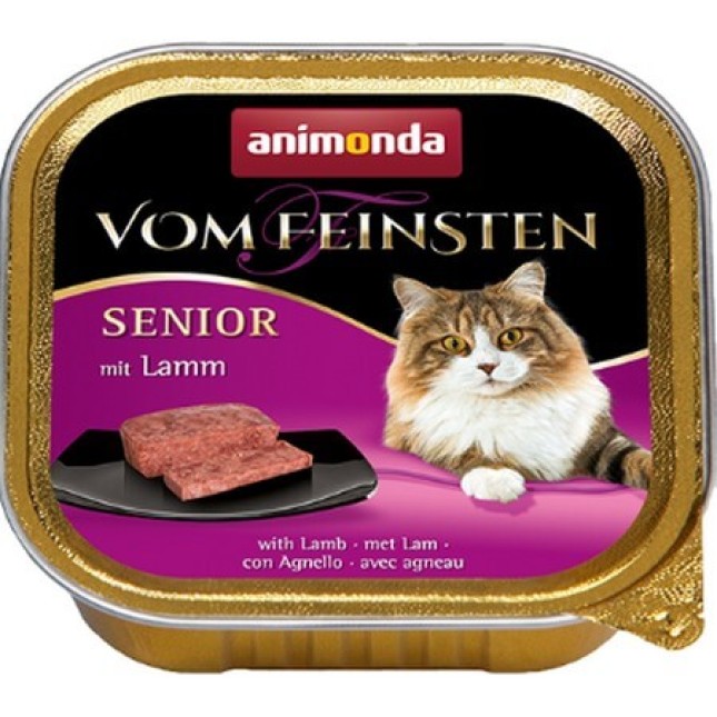 Animonda Vom Feinsten Senior κεσεδάκια διάφορων γεύσεων για ηλικιωμένες γάτες 100gr