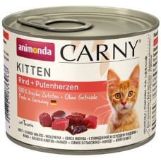Animonda Carny Kitten κονσέρβα με Βοδινό & Καρδιά γαλοπούλας 200gr