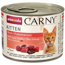 Animonda Carny Kitten κονσέρβα με Βοδινό & Καρδιά γαλοπούλας 200gr Animonda Carny Kitten κονσέρβα με Βοδινό & Καρδιά γαλοπούλας 200gr