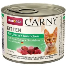 Animonda Carny Kitten κονσέρβα με Κοτόπουλο & κουνέλι & βοδινό 200gr Animonda Carny Kitten κονσέρβα με Κοτόπουλο & κουνέλι & βοδινό 200gr