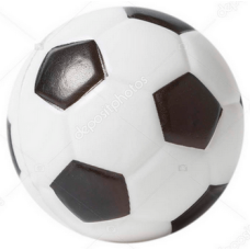 Natural παιχνίδι μπάλα ποδοσφαίρου 10cm