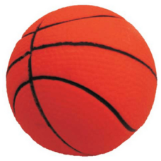 Natural παιχνίδι μπάλα μπάσκετ 8cm